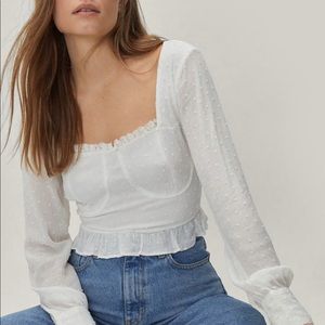 White Lace Blouse 🤍